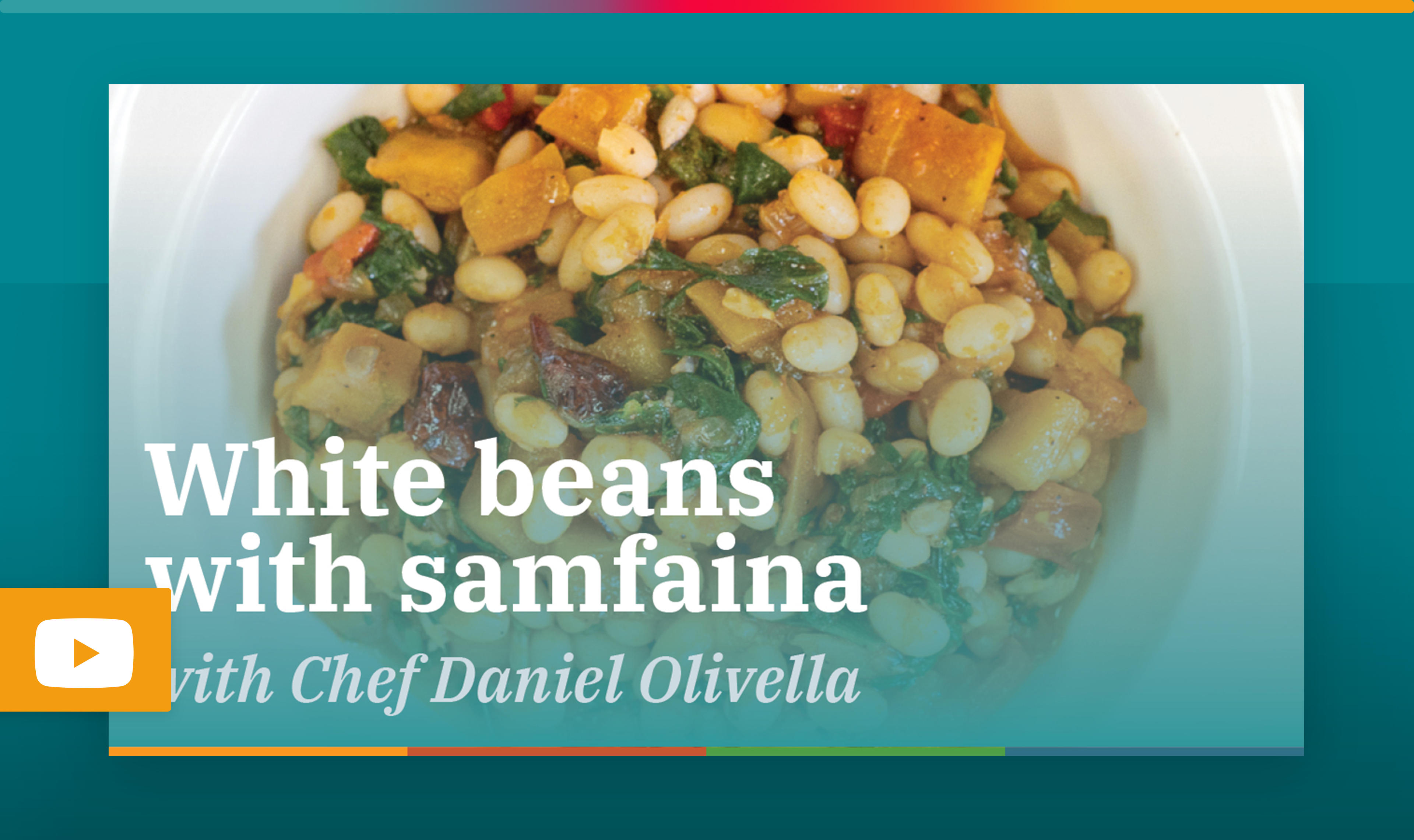 "White beans with samfaina" with Chef Daniel Olivella
